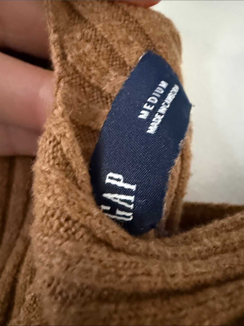 GAP Ribbed V-Neck Tank Top — Brown - Picture 2 of 2